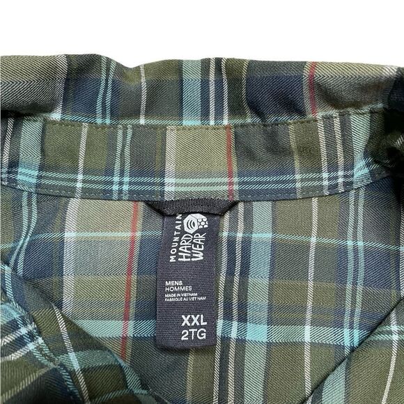 MOUNTAIN HARDWEAR Men's Voyager One Long Sleeve Plaid Shirt Size XXL - Picture 7 of 7